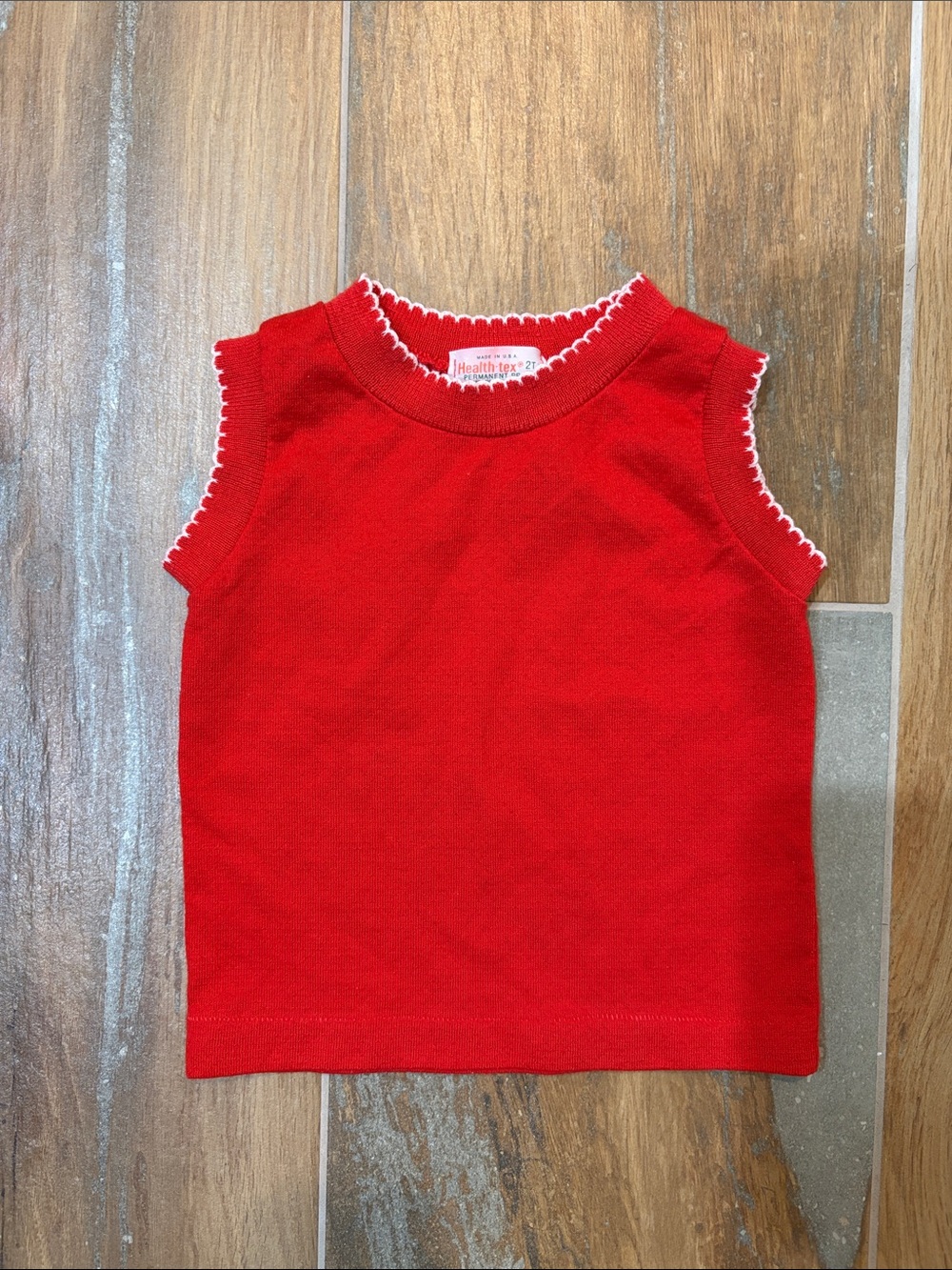 Vintage Health-Tex sleeveless top 2T Holiday Christmas